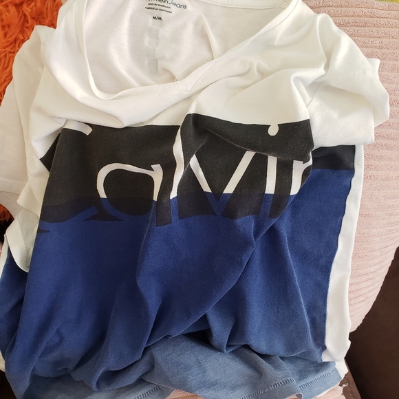Euc mens Calvin Klein graphic t-shirt size M - Picture 4 of 10